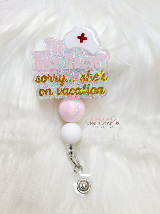 Nice Nurse Badge Reel