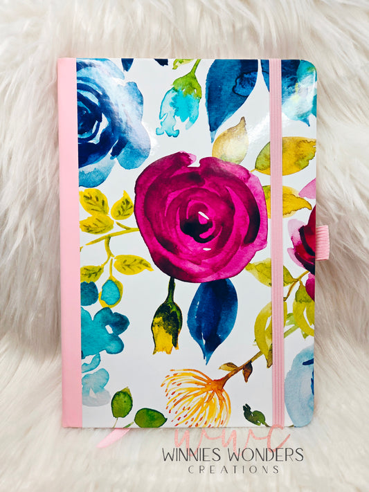 8.5 x 5.5 Notebook/Journal w/ Pen Holder