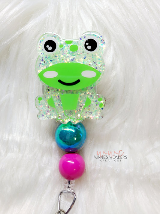 Frog Badge Reel