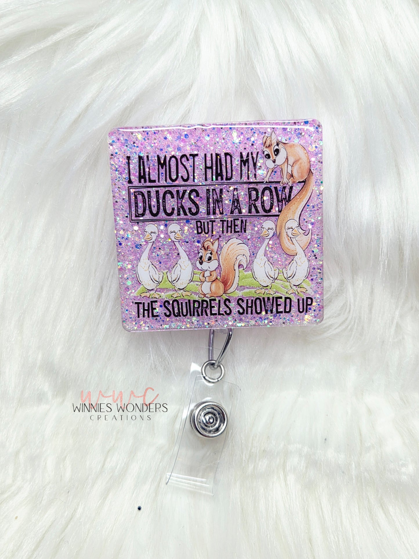Ducks & Squirrels Badge Reel