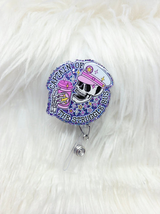 Captain of the Struggle Bus Badge Reel