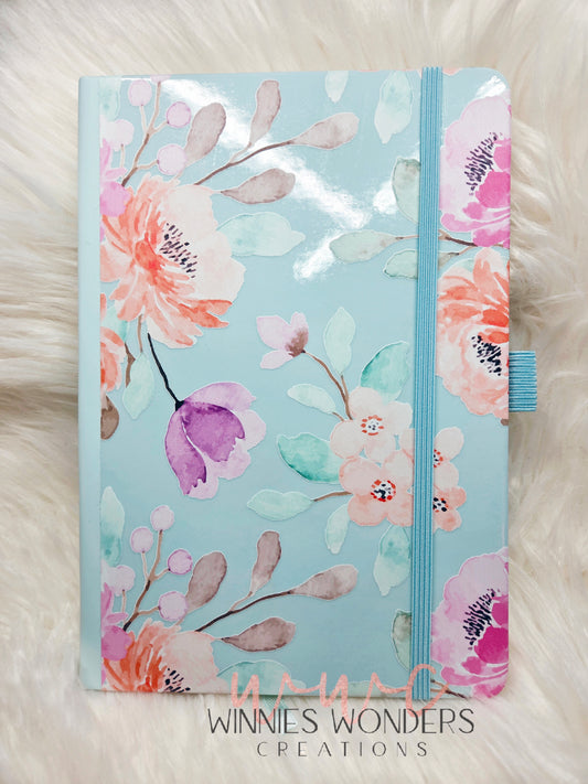 8.5 x 5.5 Notebook/Journal w/ Pen Holder