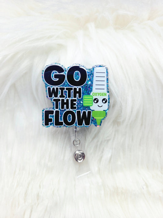Go with the Flow Badge Reel