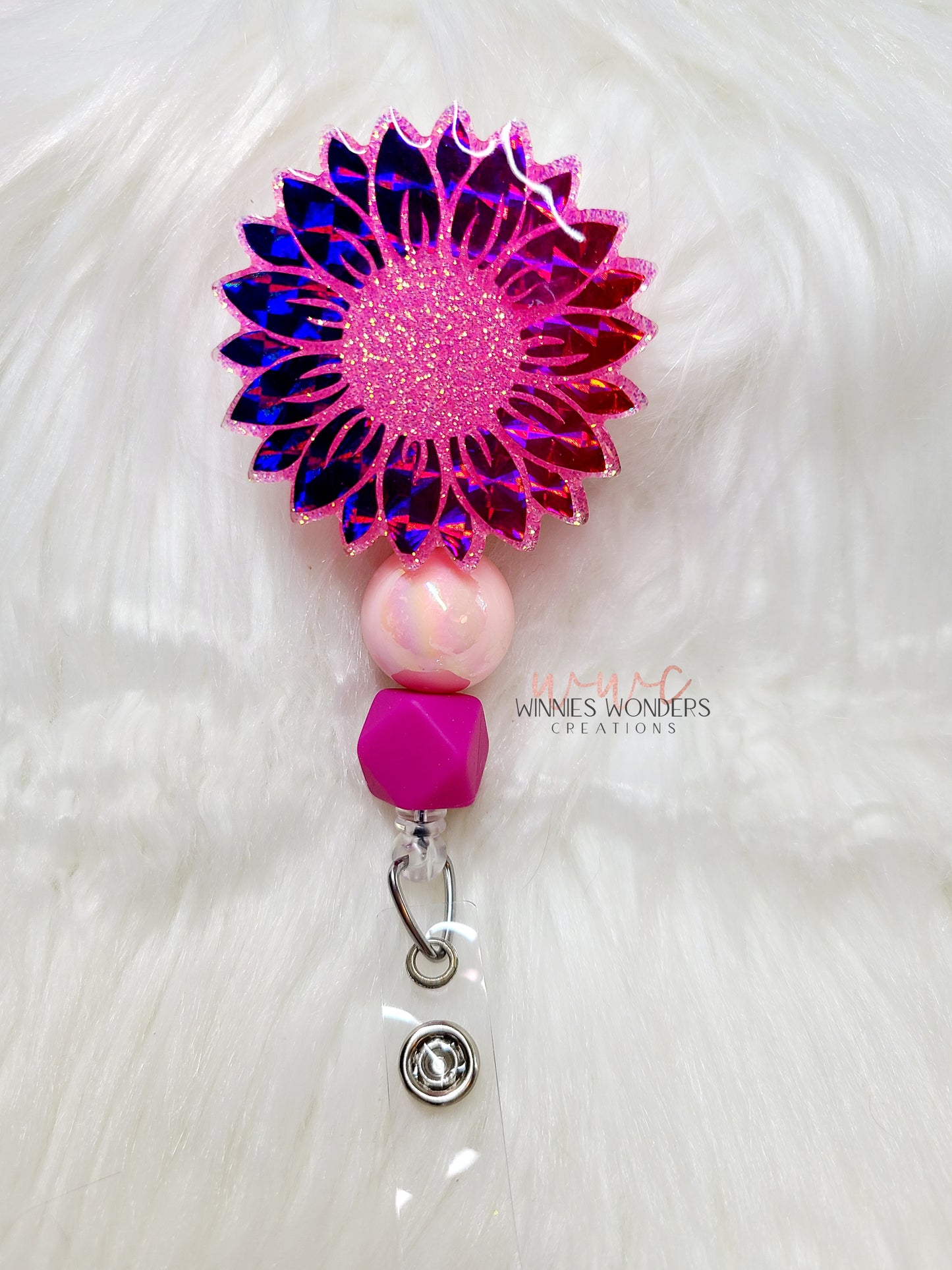 Sunflower Badge Reel