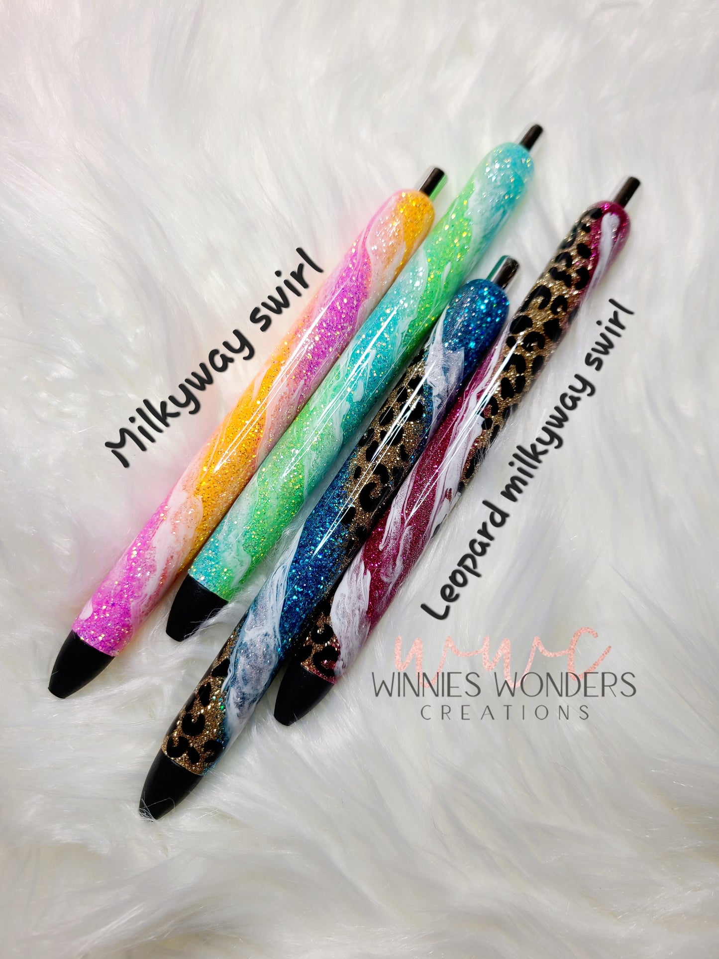 Swirl/ Milkyway/ Leopard Milkyway Swirl Glitter Pens