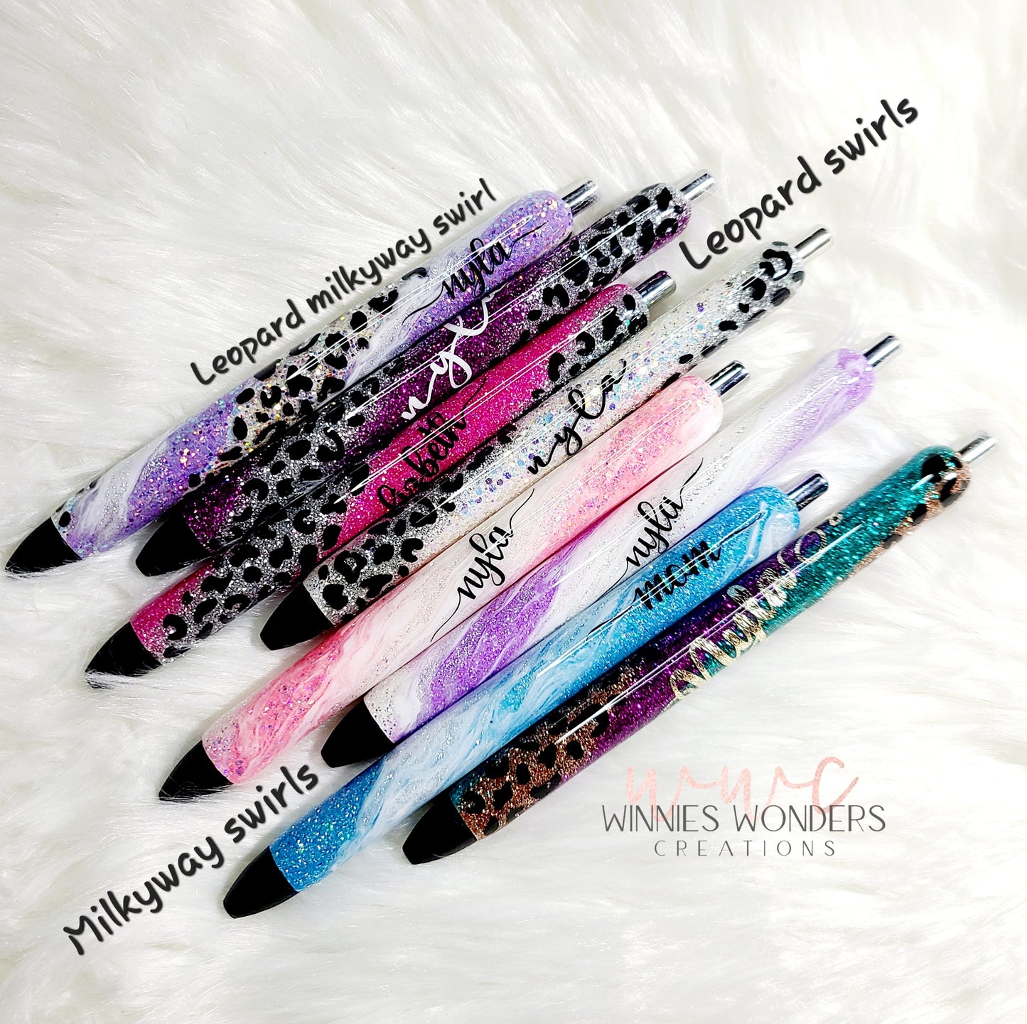 Swirl/ Milkyway/ Leopard Milkyway Swirl Glitter Pens