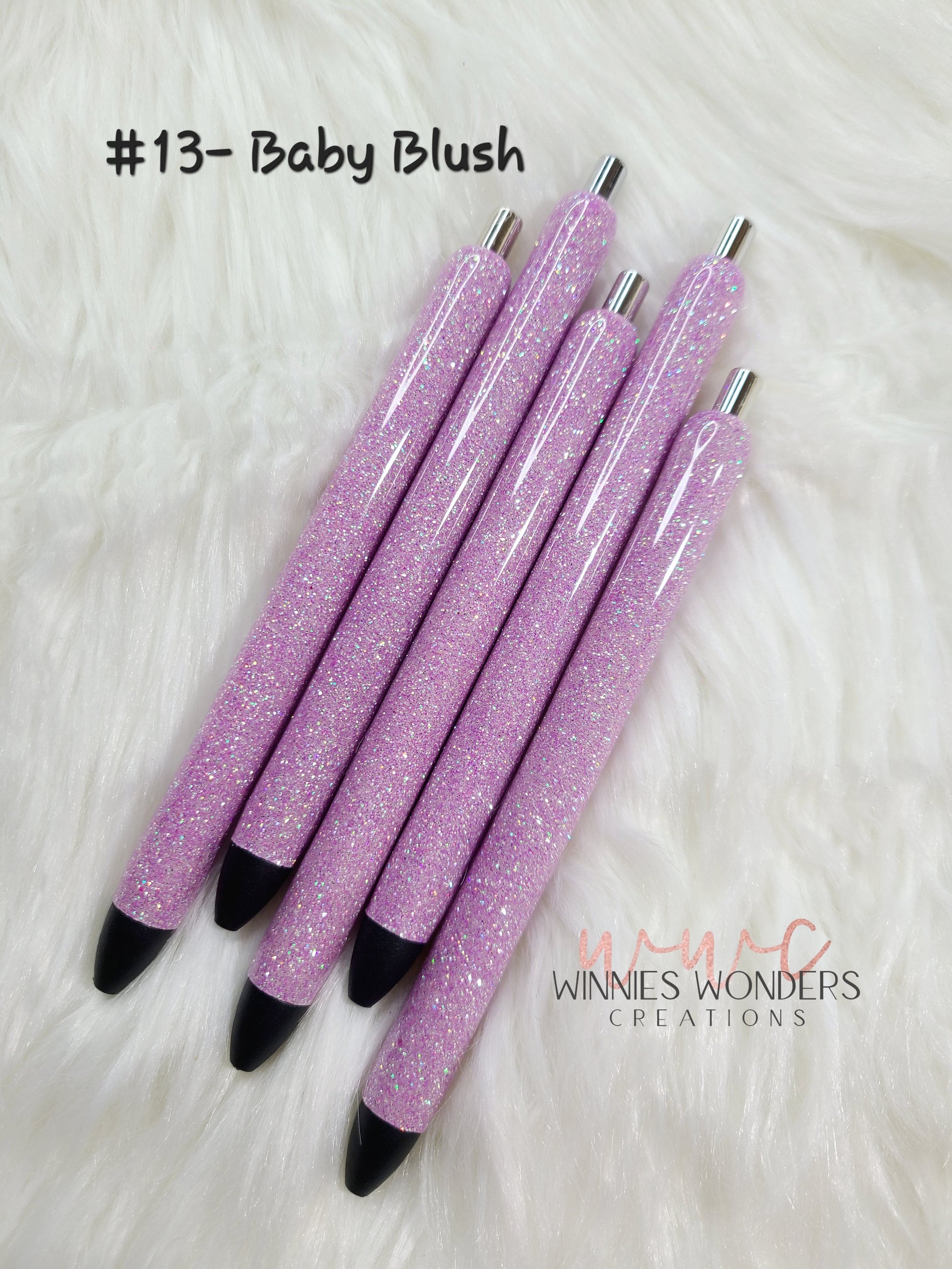 Pink Glitter Pens