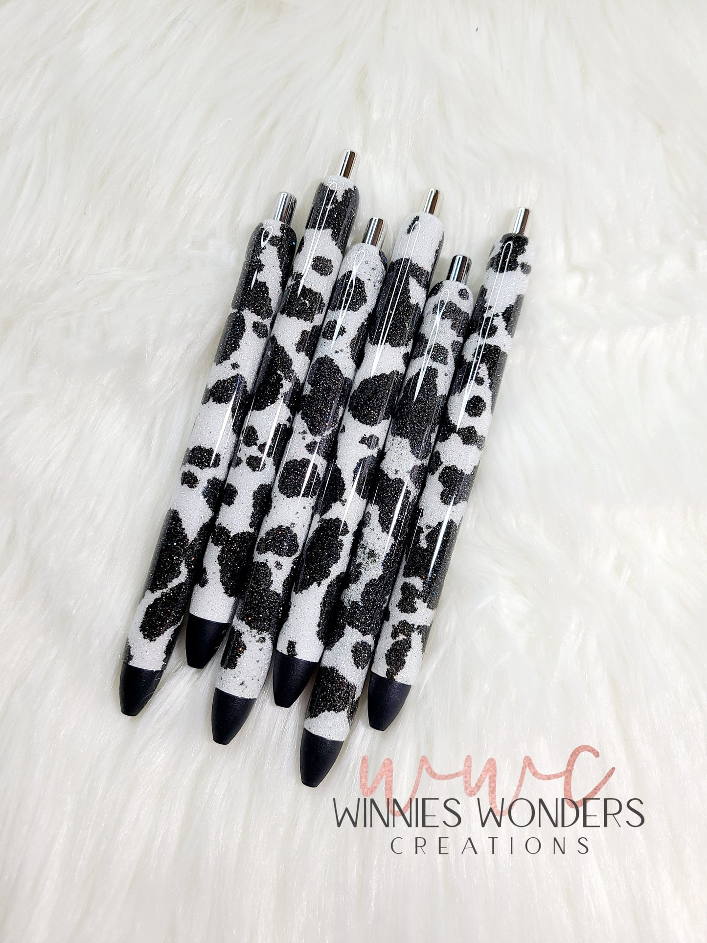 Cow Print Pens