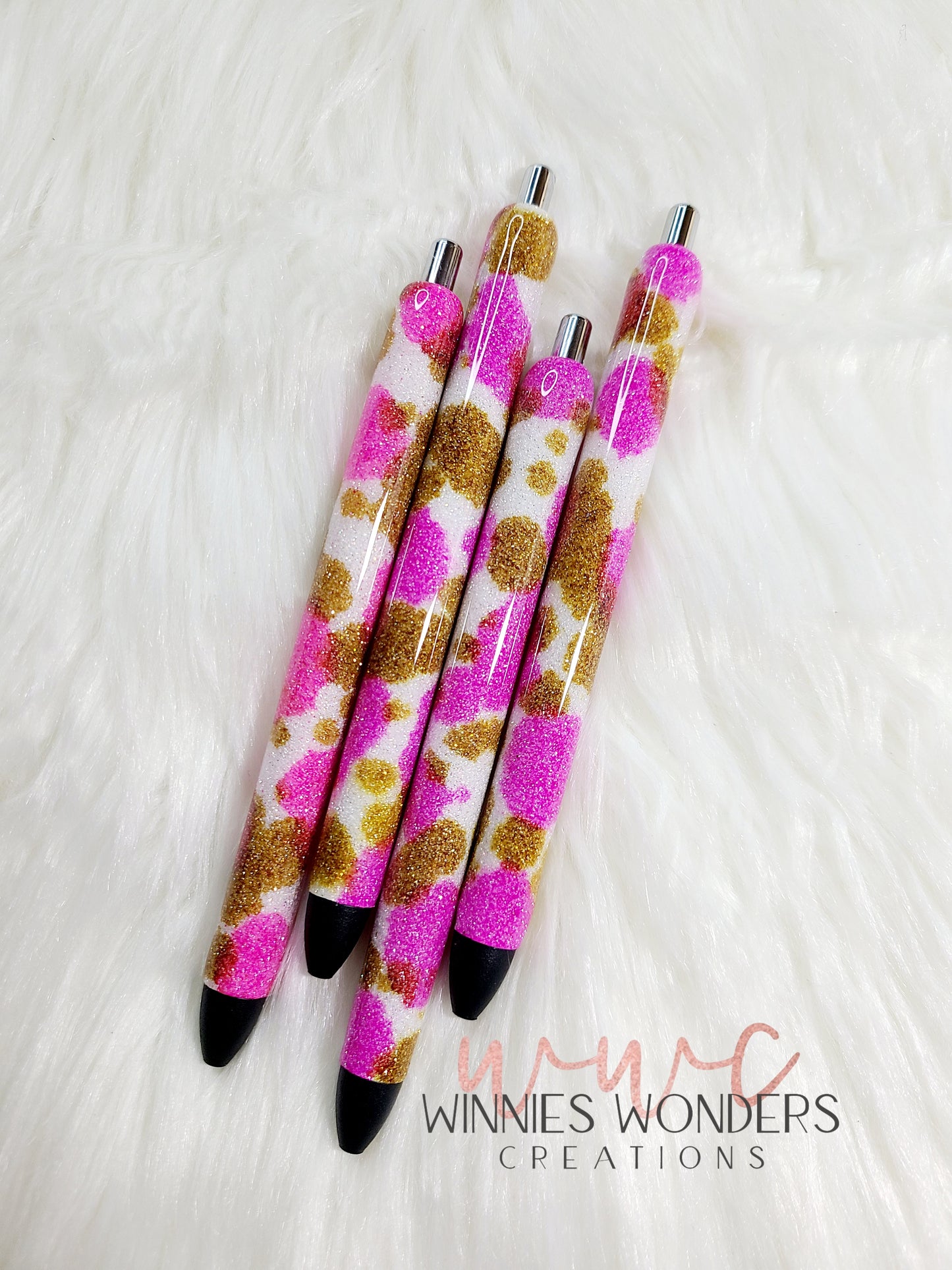 Cow Print Pens