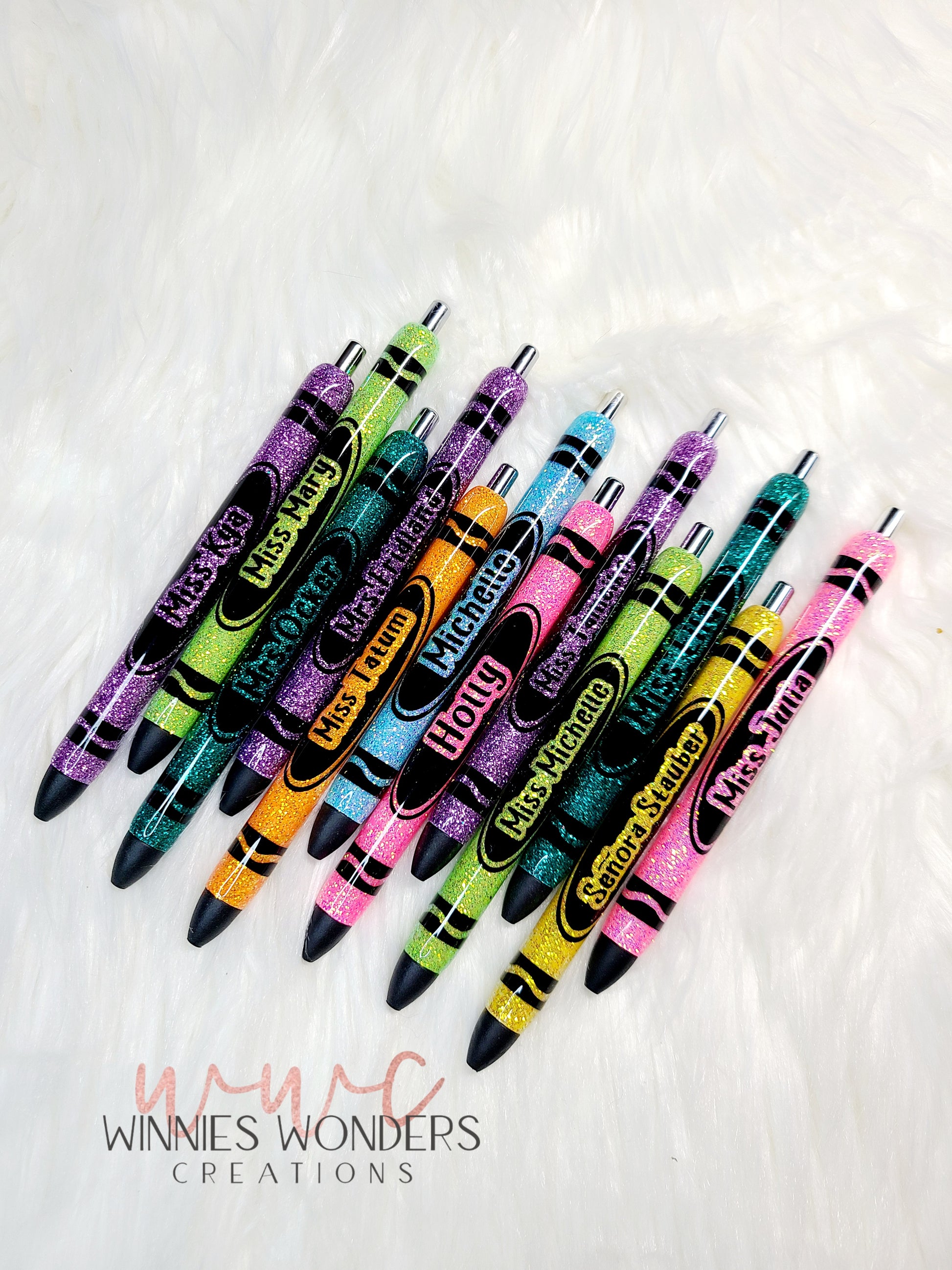 Glittered Scissors with Matching Pen – Winnies Wonders Creations