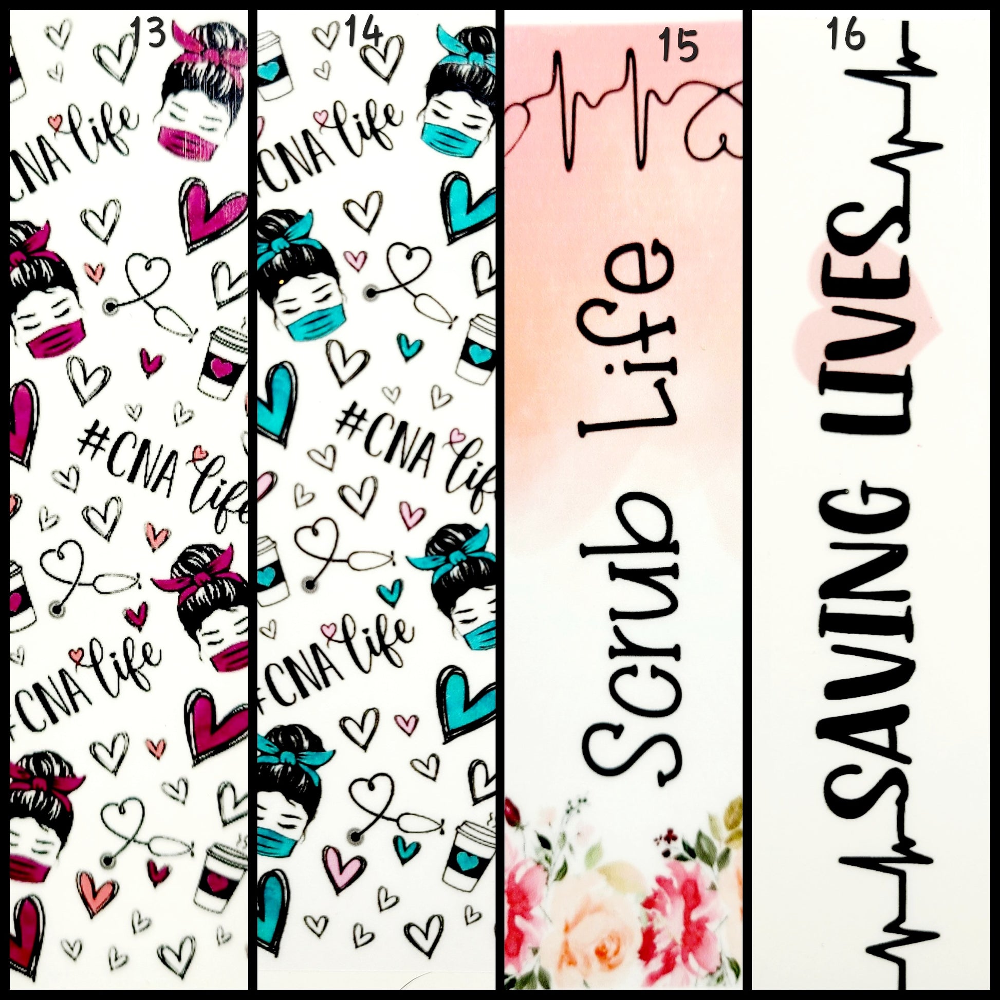 Nurse Life Scrubs Pen wraps - Printed Waterslide or Digital Download – Made  By Momma Waterslides