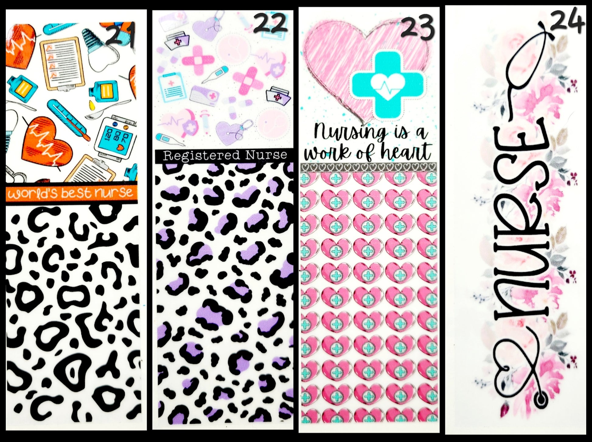 Nurse Life Scrubs Pen wraps - Printed Waterslide or Digital Download – Made  By Momma Waterslides